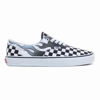 Férfi Vans Checkerboard Flame Classic Tornacipő VA7930458 Fehér